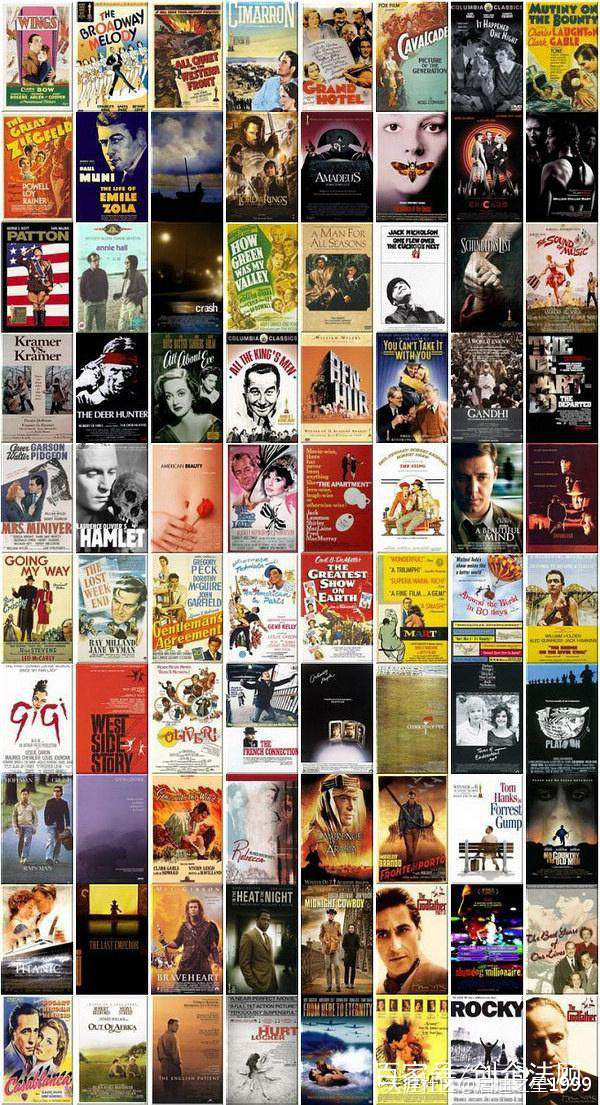 居家隔离期间有空补看历年奥斯卡最佳影片，这些经典电影你看过几部？