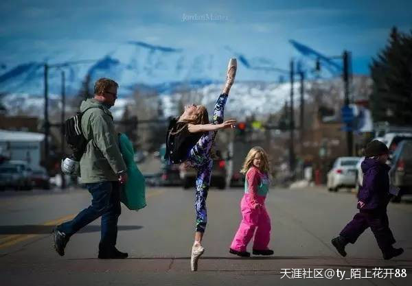 一群小小舞者在街头跳舞，这画风简直酷飞了！(转载)