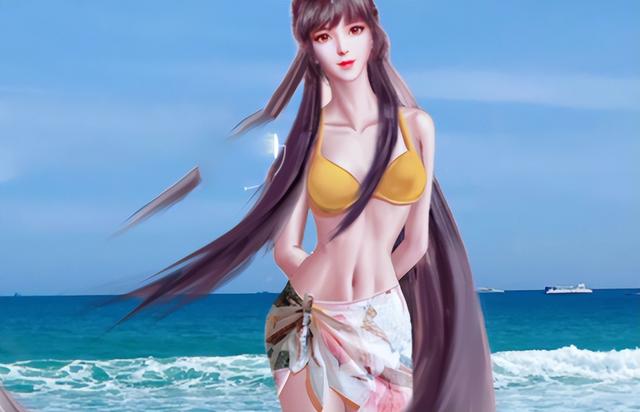 斗罗大陆：女神夏日“清凉装”来袭，沙滩裙小舞魅力爆棚，太美了